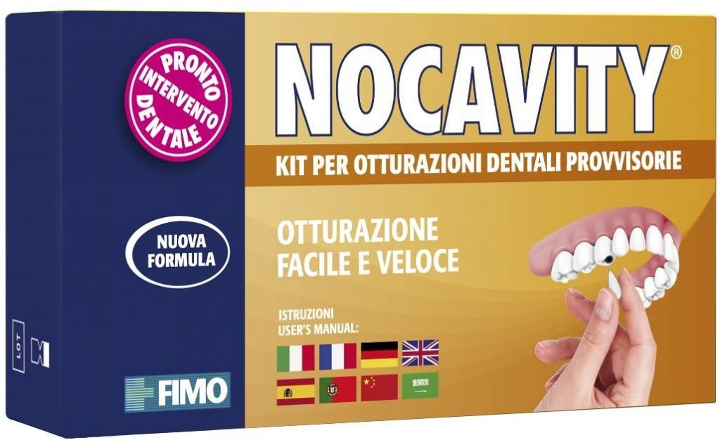 NoCavity kit per otturazioni dentali fai da te