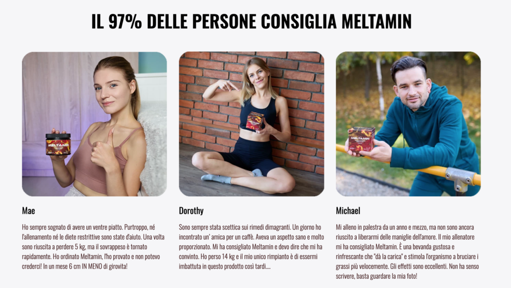 meltamin opinioni