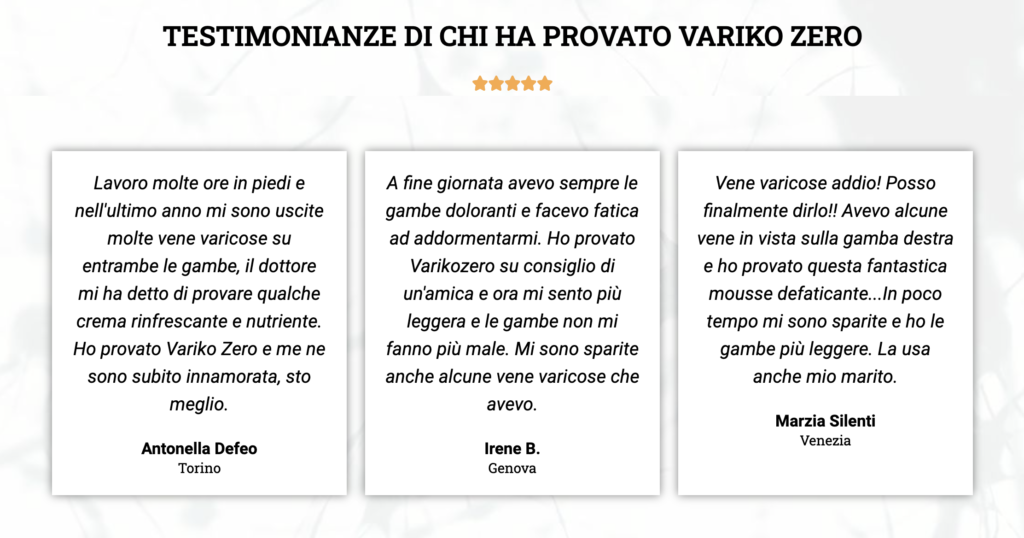 recensioni variko zero